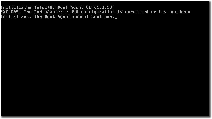 Intel NIC not detected by ESXi